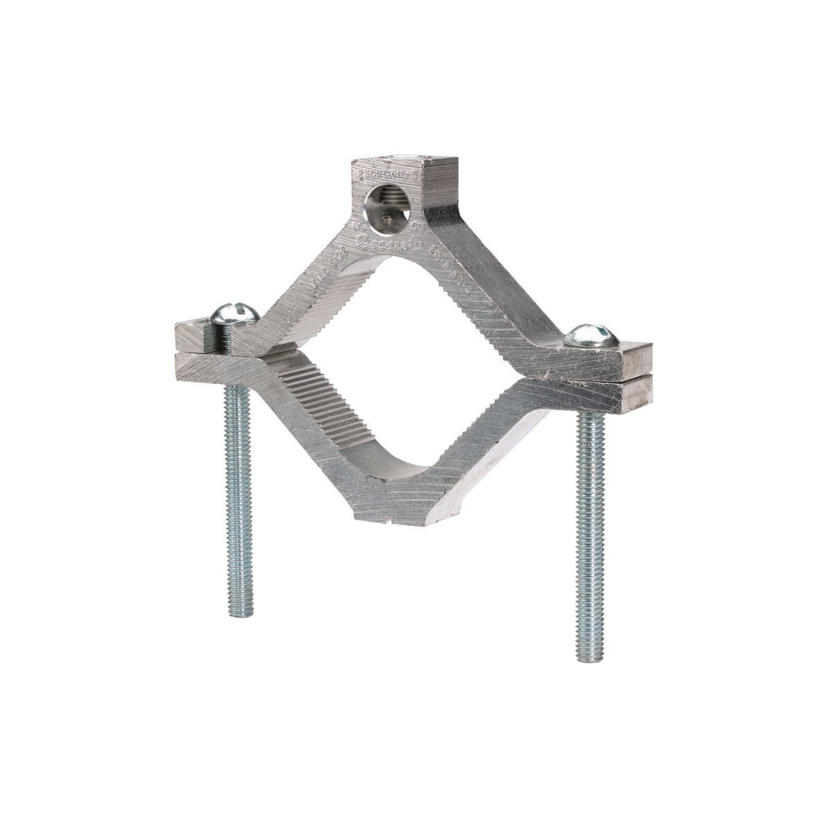 GC15A GC-A Dual Rated Mechanical Grounding Connector, 1/2 to 1 in, 14 to 1/0 AWG Conductor, Aluminum Alloy