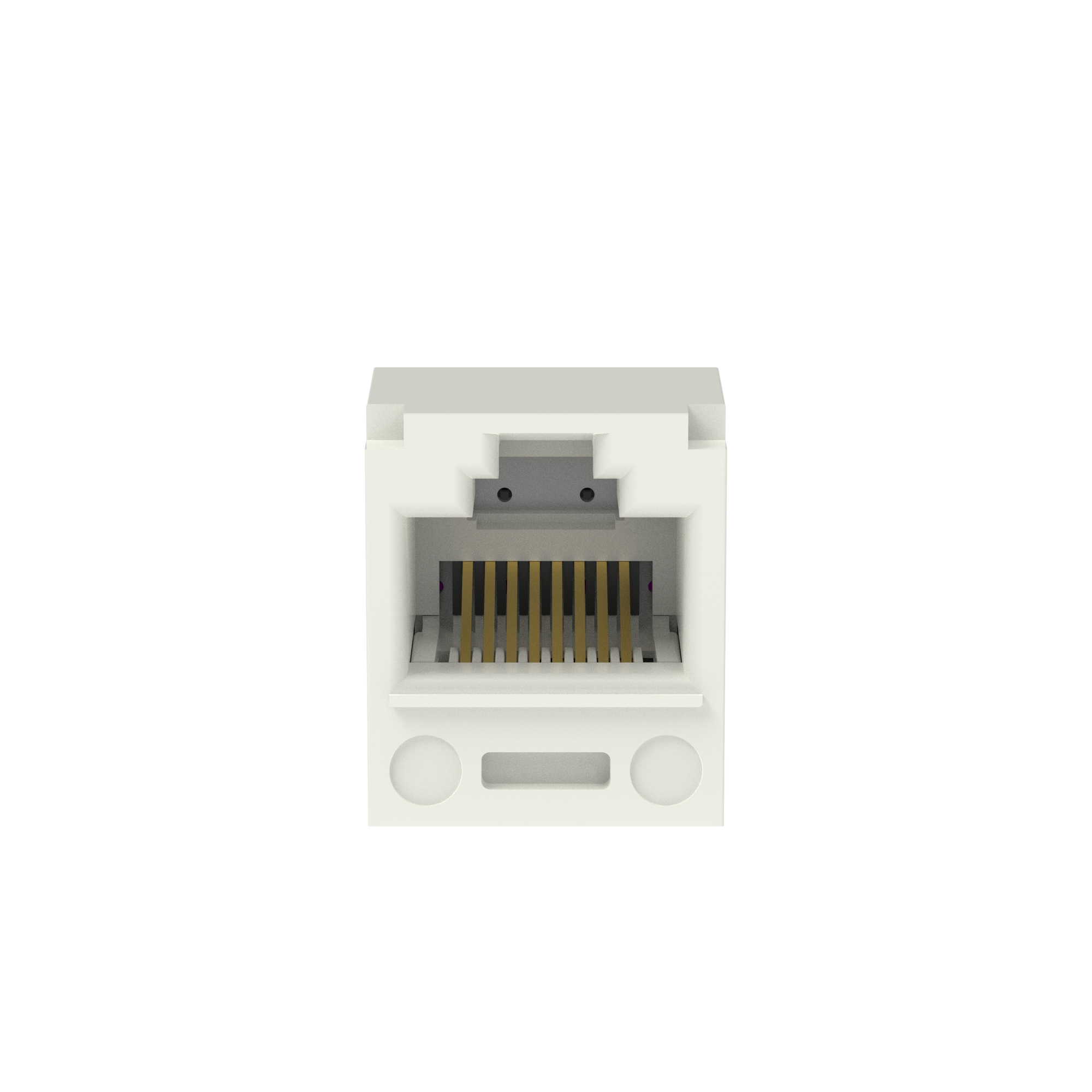 Mini-Com UTP RJ45 Cat 6 TP Jack Module, IW