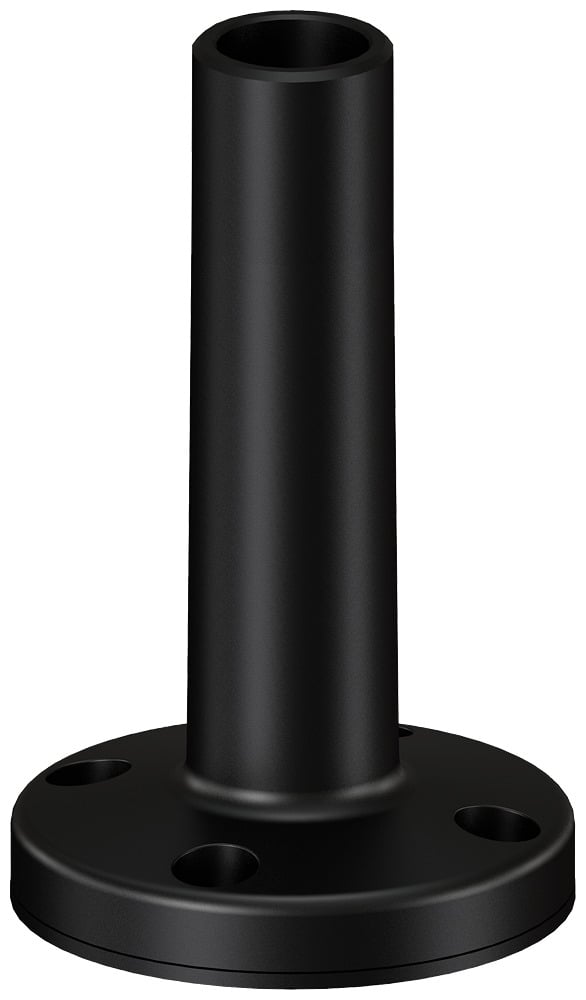 8WD4308-0DA Sirius Mounting Pipe, 110 mm L x 70 mm W x 110 mm H, For Use With 8WD4 70 mm Dia Signaling Columns and 8WD4408-0AA Connecting Element, Metal, Black