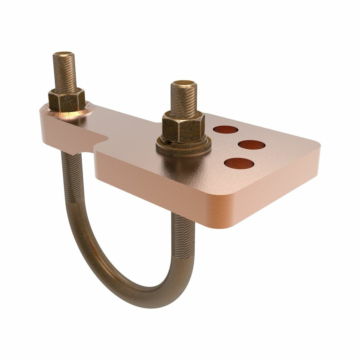 GAR3903TC GAR-TC Large Mechanical Grounding Connector, 1-1/4 to 2 in Rod, Copper