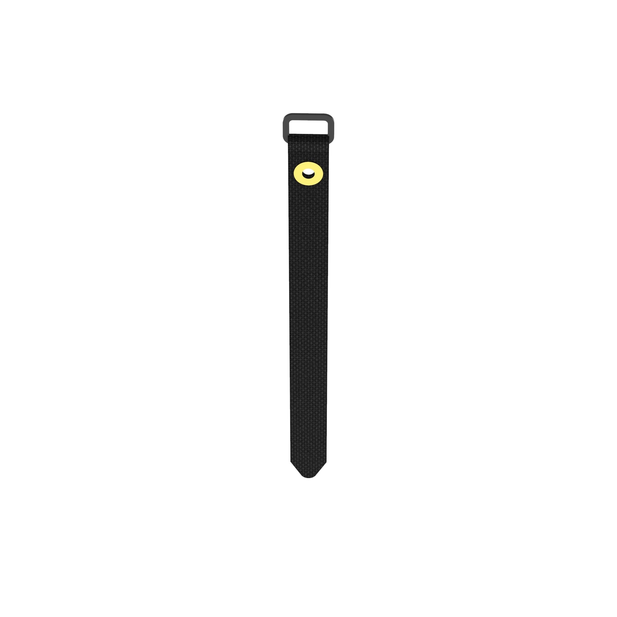 UGCTC3S-X0 Ultra-Cinch Center Mount Grommet Standard Clinch Cable Tie, 12 in L x 0.85 in W x 0.1 in THK, Brass/Nylon, Black