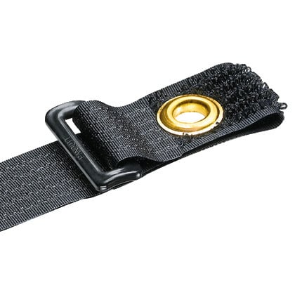 UGCTE5S-X0 Ultra-Cinch UGCTE End Mount Grommet Standard Cable Tie, 18.7 in L x 0.85 in W x 0.1 in THK, Brass/Nylon, Black