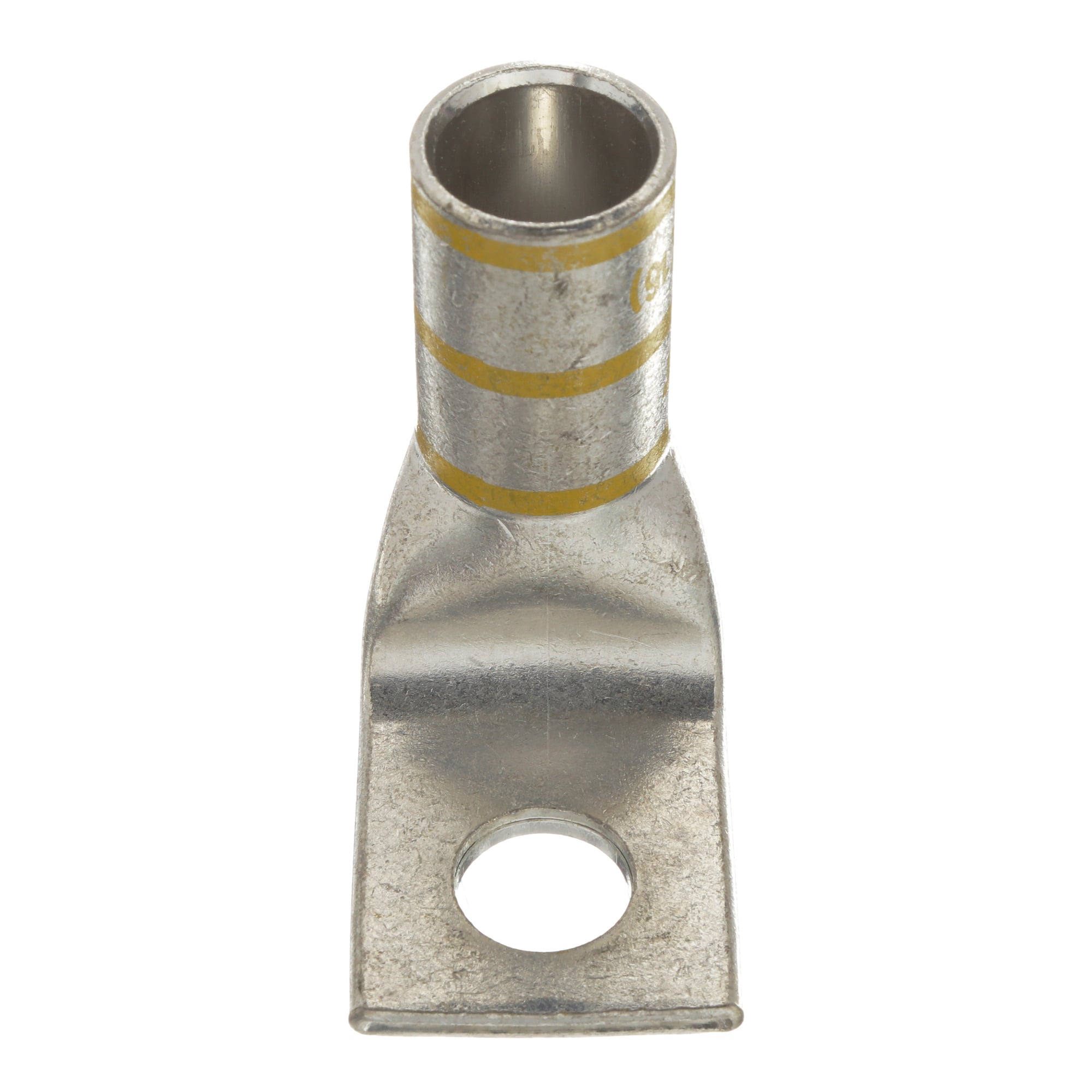 LCA250-12F-X Pan-Lug 1-Hole Compression Connector Lug, 250 kcmil Stranded Copper Conductor, Die Code: P62, 42.767 in Stud, Tin Plated Copper