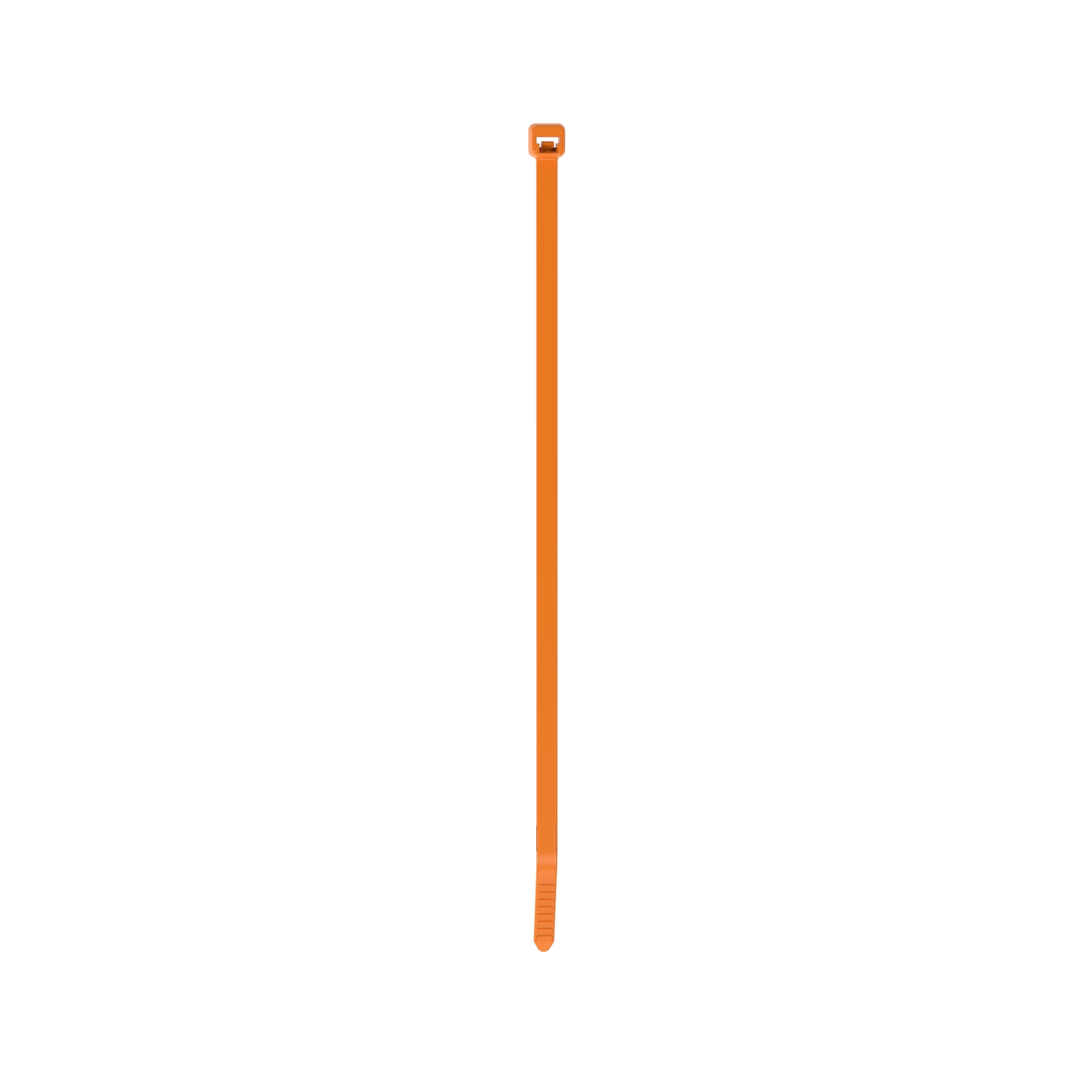 Pan-Ty PLT3S-M3 Cable Tie, Orange, PA6.6, 11.5"L, 50lb, PK1000