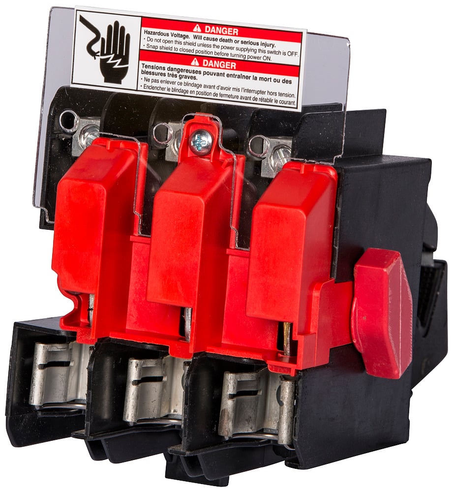 HNB64 Heavy Duty Safety Switch Line Base Assembly, For Use With Type VBII Low Voltage Circuit Protection Heavy Duty Safety Switches, 200 A, 60 Hz