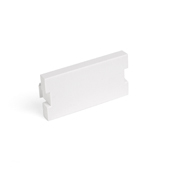 41291-1BW QuickPort MOS Insert, Snap-Fit Mount, Blank Module
