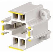 26725-414 Lampholder, 75 W Lamp, 600 V AC, GX24q-4 Lamp