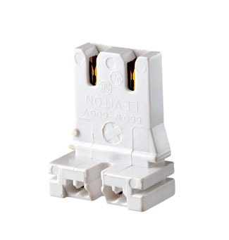13153-U Standard Lampholder With Groove, 660 W Lamp, 600 VAC, G13 Lamp