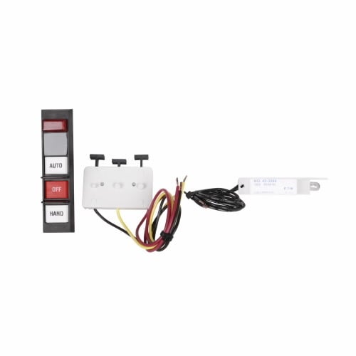 C400GK32B Freedom Non-Combination Non-Reversing Selector Switch Cover Control Kit With Red RUN Pilot Light, 240 V AC, 60 Hz, NEMA 1, HAND/OFF/AUTO Legend