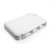 41296-MMW Surface Mount Box, 6 Ports, Surface Mount, ABS, White