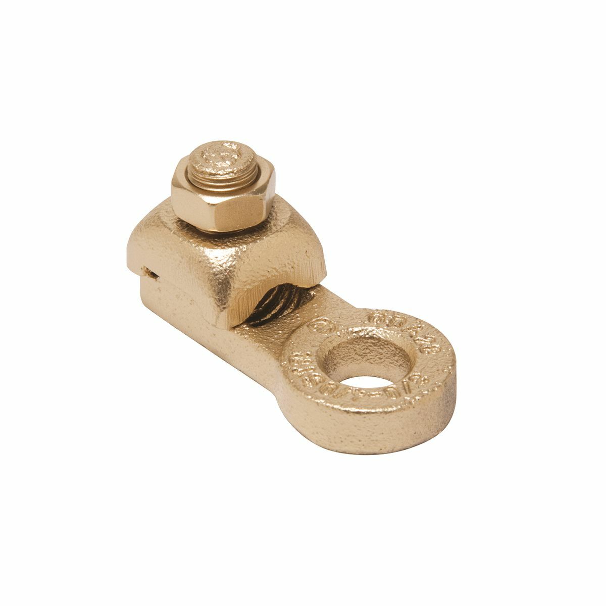 QDA28 Mechanical Bolted Lug and Terminal, 3/0 to 4/0 AWG Stranded Copper Conductor, 1/2 in Stud, 1 Bolt Hole, Copper