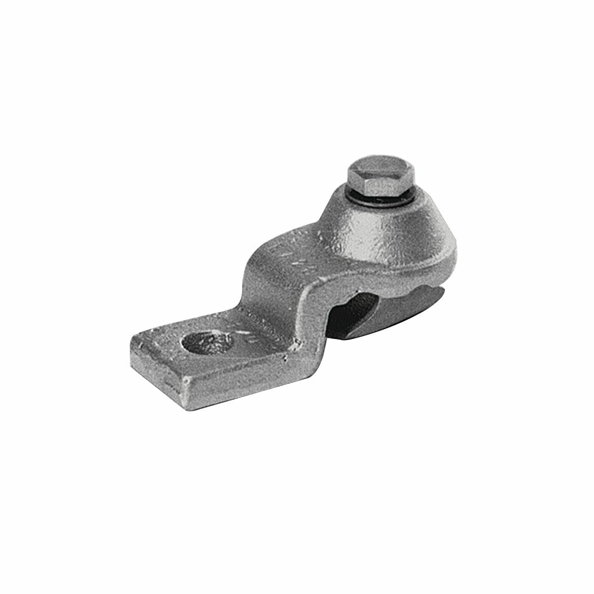 EA2C Mechanical Bolted Lug and Terminal, 8 to 2 AWG Stranded Copper Conductor, 3/8 in Stud, 1 Bolt Hole, Copper