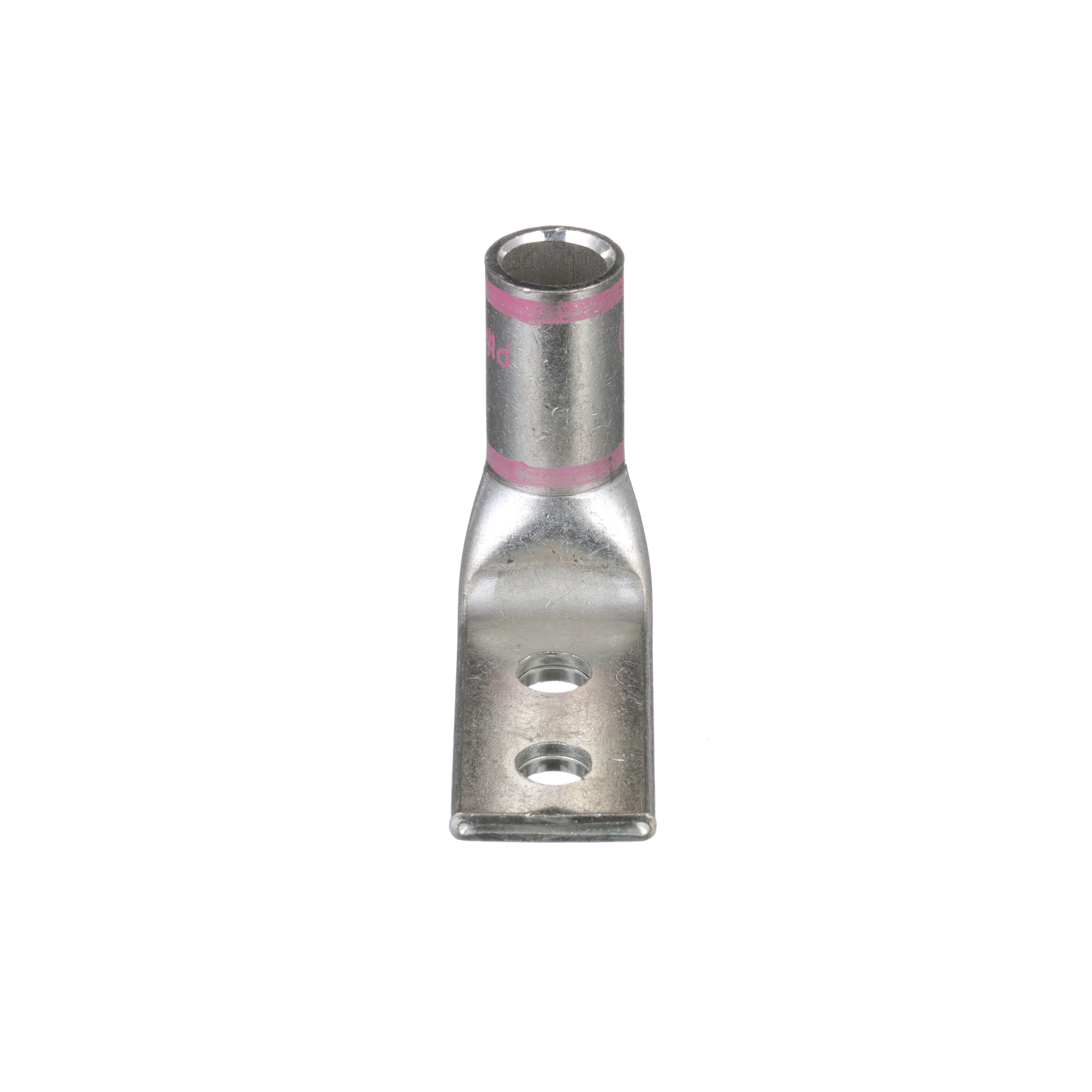 LCD1/0-14AF-X Pan-Lug LCD-F 2-Hole Compression Connector Lug, 1/0 AWG Stranded Copper Conductor, Die Code: P42, 42.826 in Stud, Tin Plated Copper