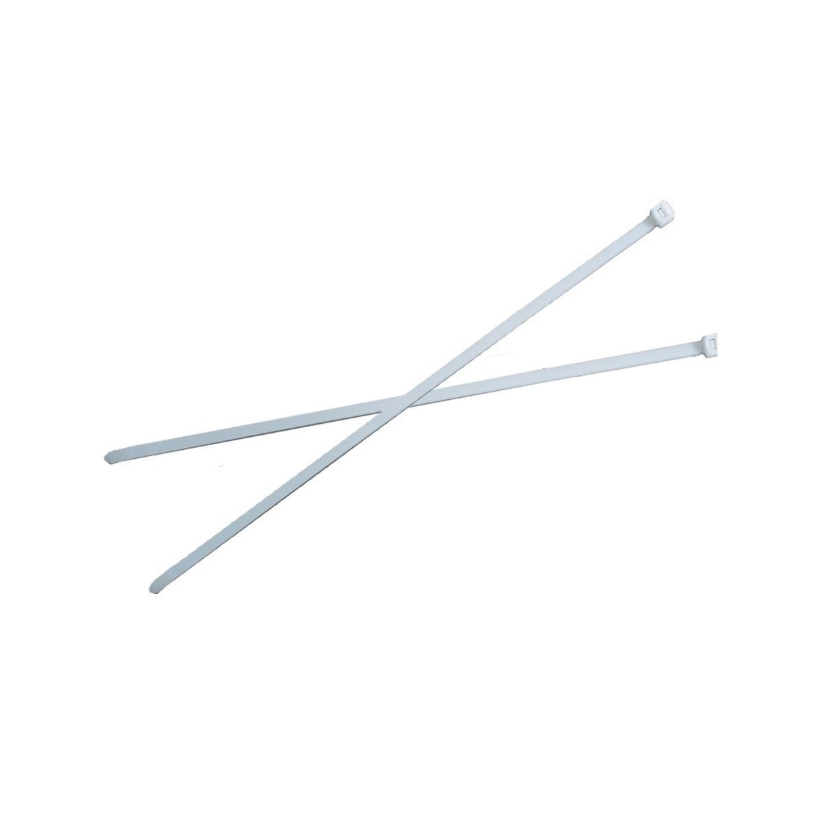 CT50300C Type CT Standard Cable Tie, 11-3/4 in L x 0.18 in W, Nylon 6.6, Natural
