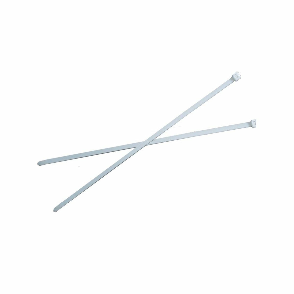 CT50400M Type CT Standard Cable Tie, 15-1/2 in L x 0.18 in W, Nylon 6.6, Natural