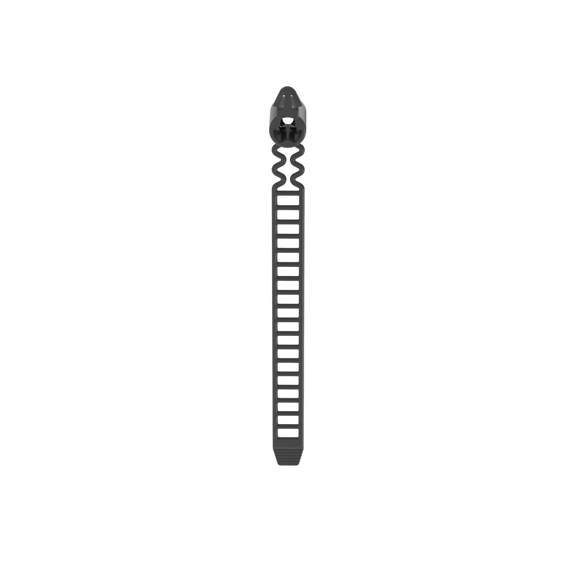 PRST30S-S14-M30 Pan-Ty PRST Cross Section Heat Stabilized Standard Cable Tie, 5.2 in L x 0.38 in W x 0.06 in THK, Nylon 6.6