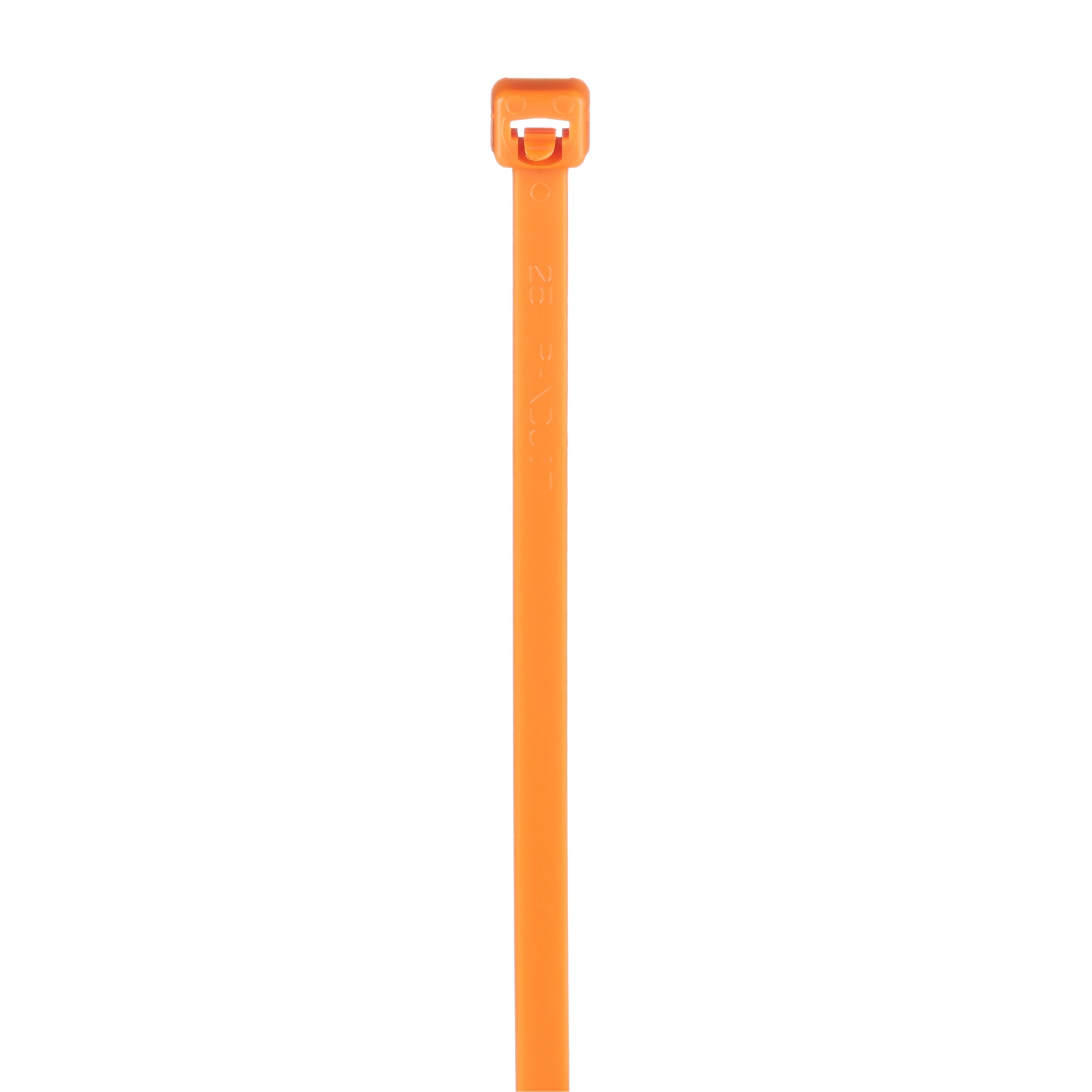 Pan-Ty PRT4S-M3 Releasable Cable Tie, Orange, PA6.6, 14.5"L, 50lb, PK1000