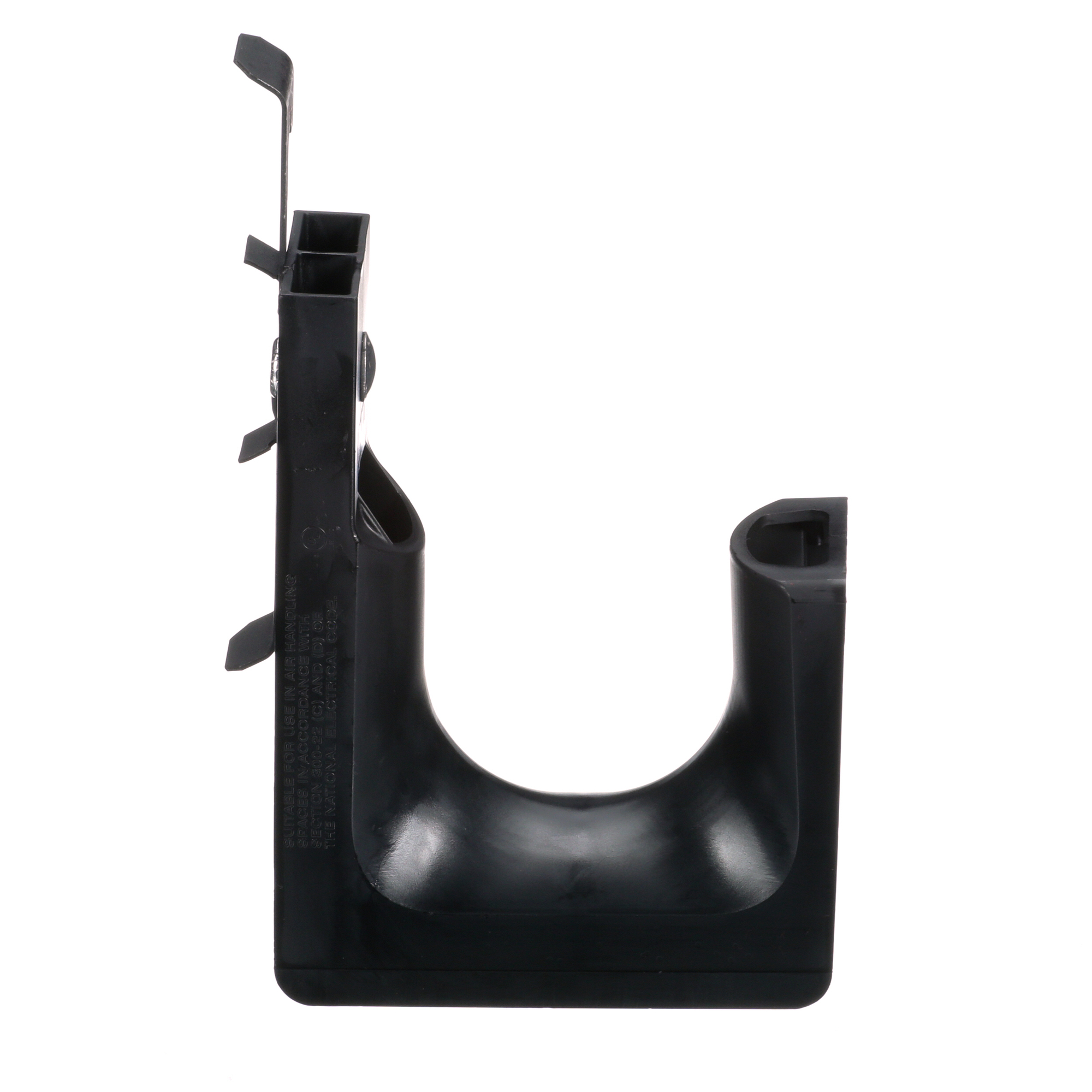 StrongHold JP2DW-L20 J-Hook Cable System, .37", Blk, PA 6.6, DropWire, 2", PK50