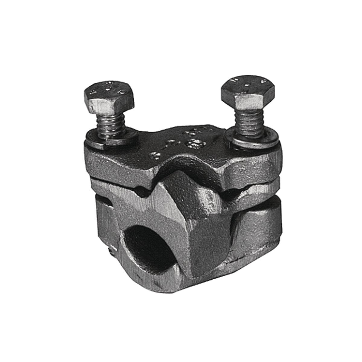 QPX3428 Parallel Clamp, 250 to 500 kcmil Solid/Stranded Copper Conductor, 3/8 in Bolt, Copper Alloy