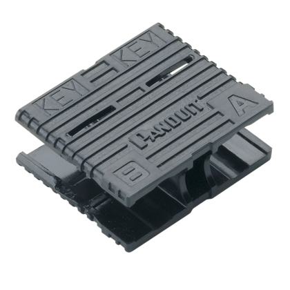 Duplex Clip for SC Connectors, Black, Pack of 50