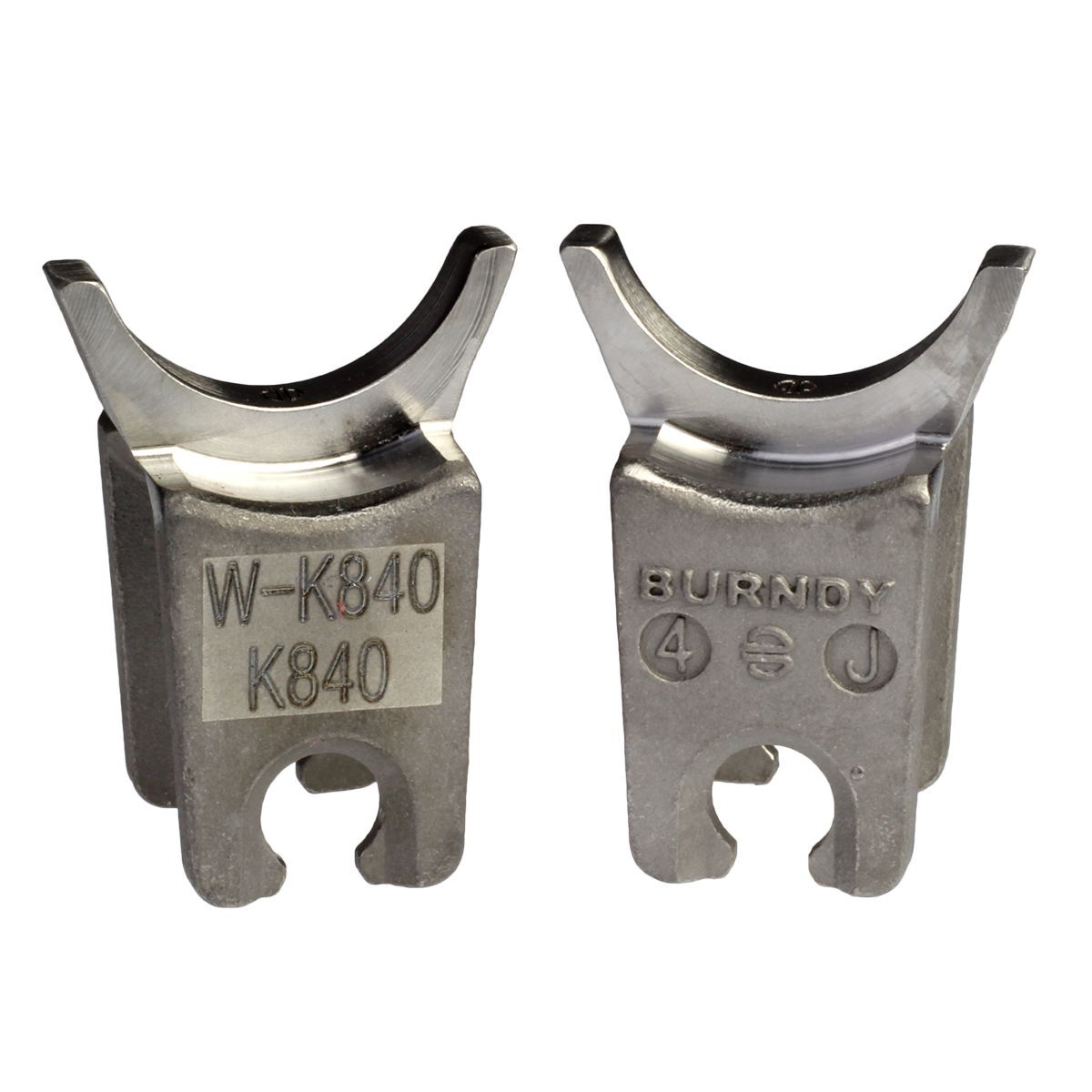WK840 Style W Crimping Die, 4 to 2 AWG, Stainless Steel