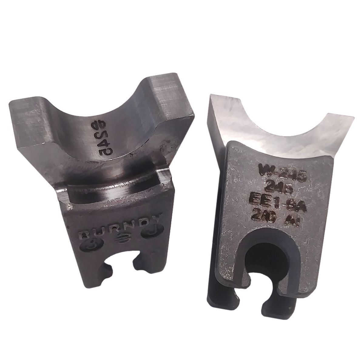 W245 Style W Crimping Die, 2/0 AWG Aluminum Cable, Stainless Steel