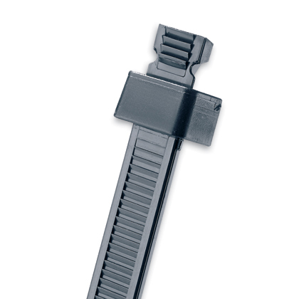 Sta-Strap SST4H-D0 Sta-Strap Cable Tie, Black, UV PA6.6, 14.8"L, 120lb, PK500