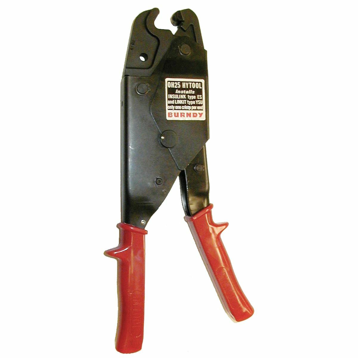 OH25 Hand Operated Ratchet Crimper, 10 to 1/0 AWG Cable/Wire, 6000 lb Shearing