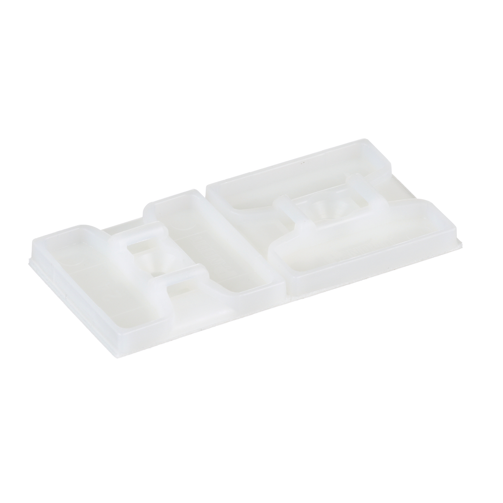 ABMS-A-C Cable Tie Mount, 2-Way, Rubber Adhesive Tape Mount, 0.19 in W Tie, Nylon 6.6, Natural