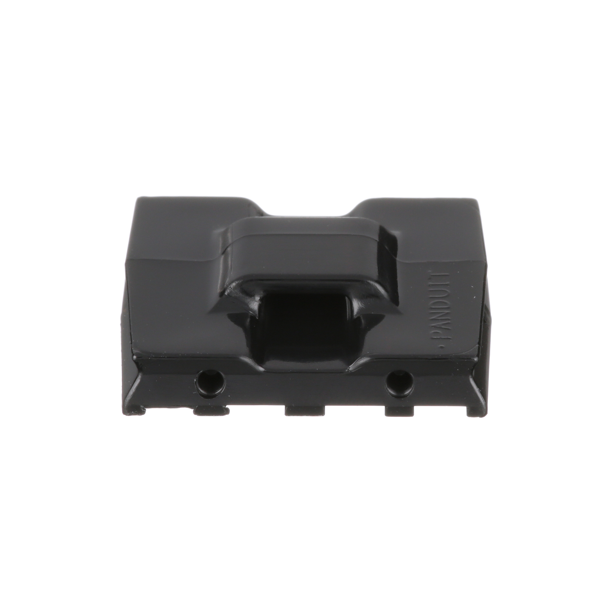 EMS-A-D0 Weather-Resistant Cable Tie Mount, 2-Way, Self-Adhesive Mount, 0.19 in W Tie, Nylon 6.6/Polyamide, Black