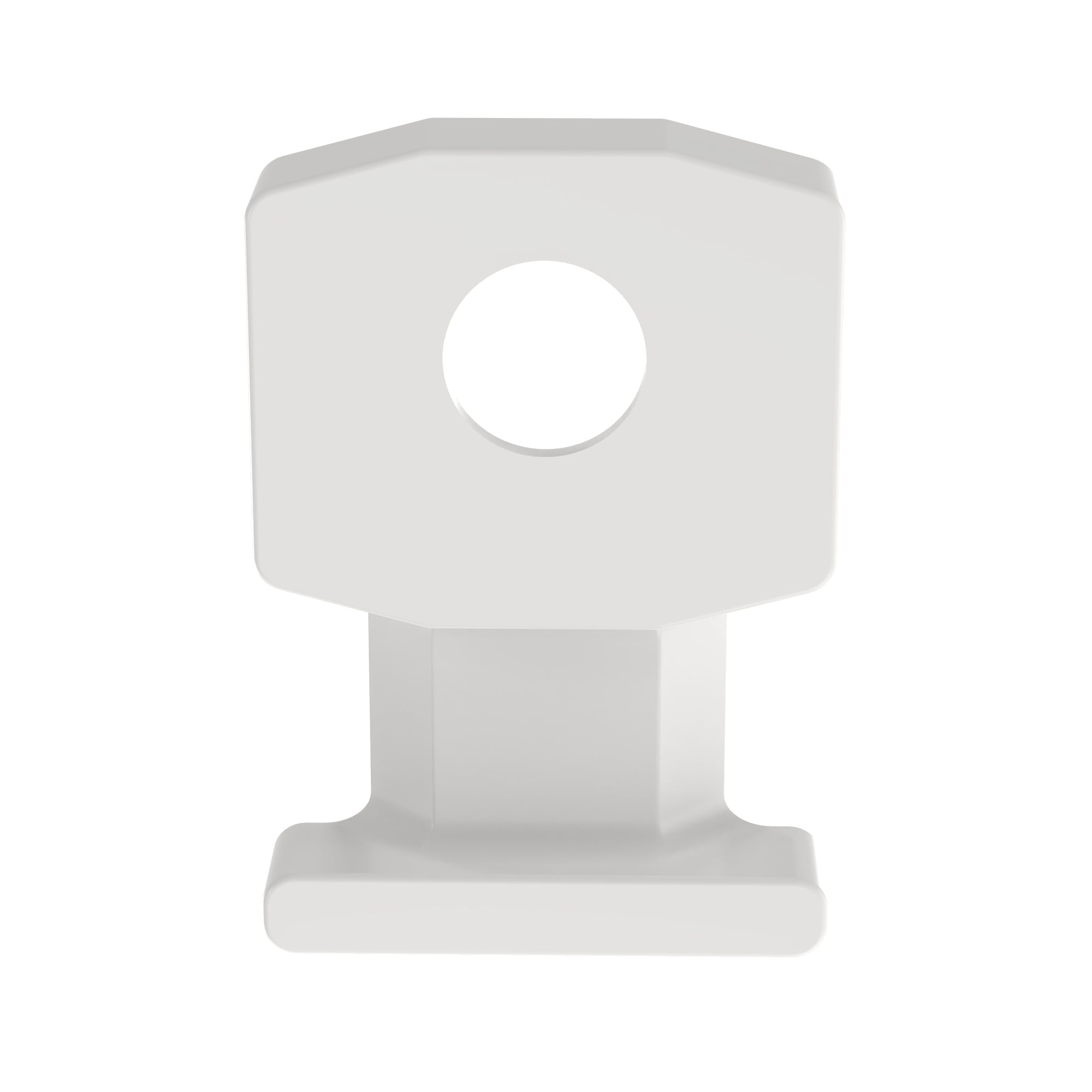 LPMS-S8-C Cable Tie Mount, Natural, PA 6.6, Screw, 0.73x0.5", PK100