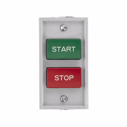 10250H5203 Type N Assembled General Purpose Heavy Duty Rectangular Standard Pushbutton Control Station, 2NO Contact, 2 Operators, NEMA 1 NEMA Rating