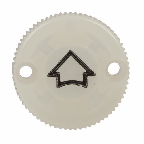 10250TEW Blank Heavy Duty Oiltight/Watertight Operator Knob, 30.5 mm, NEMA 1/2/3/3R/4/4X/12/13/IP65 NEMA Rating, Round Shape, Plastic