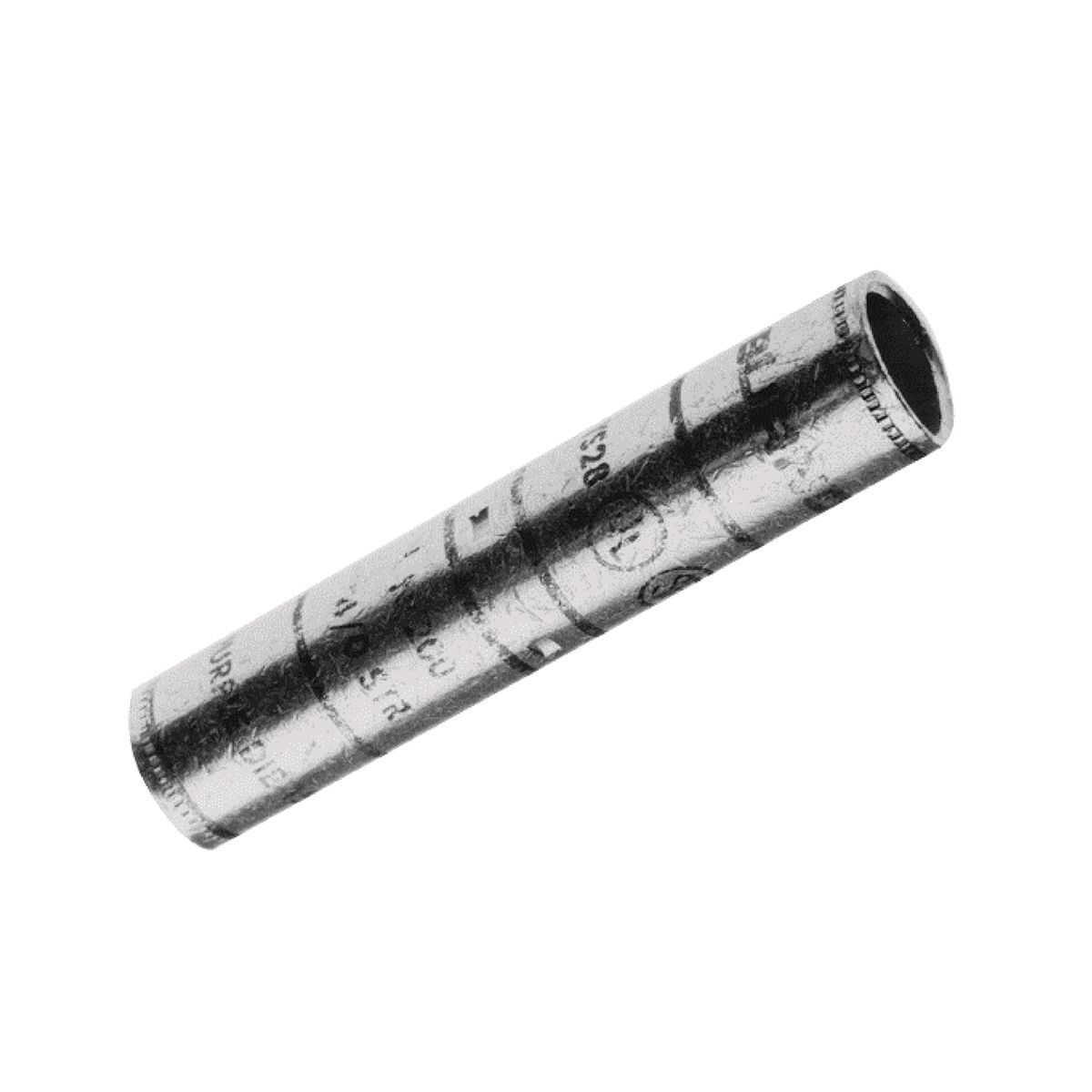 YS27 Type YS Long Barrel Compression Butt Splice, 3/0 AWG Conductor, 3.3 in L, Long Barrel, Copper, Orange