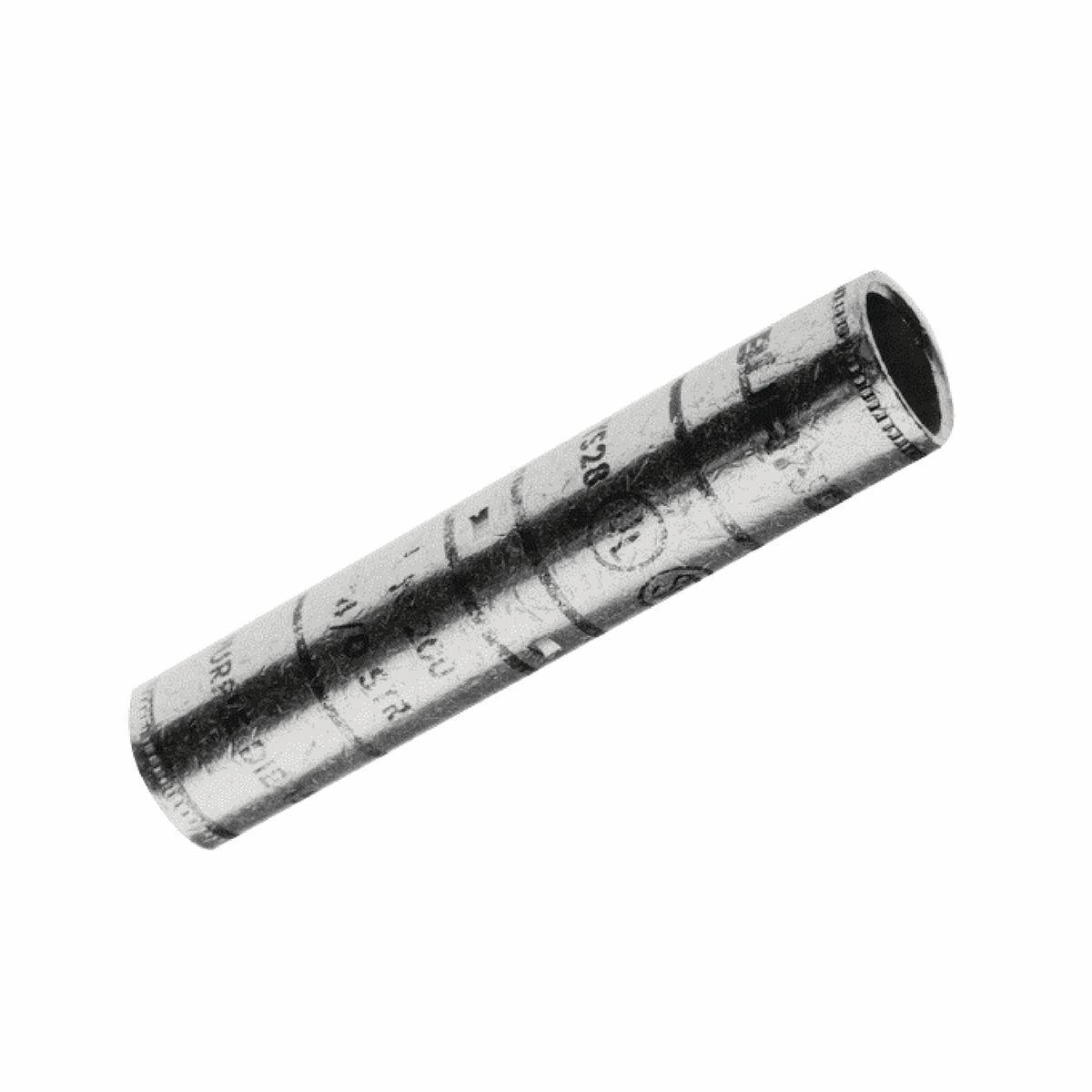 YS31 Type YS Long Barrel Compression Butt Splice, 350 kcmil Conductor, 4.35 in L, Long Barrel, Copper, Red