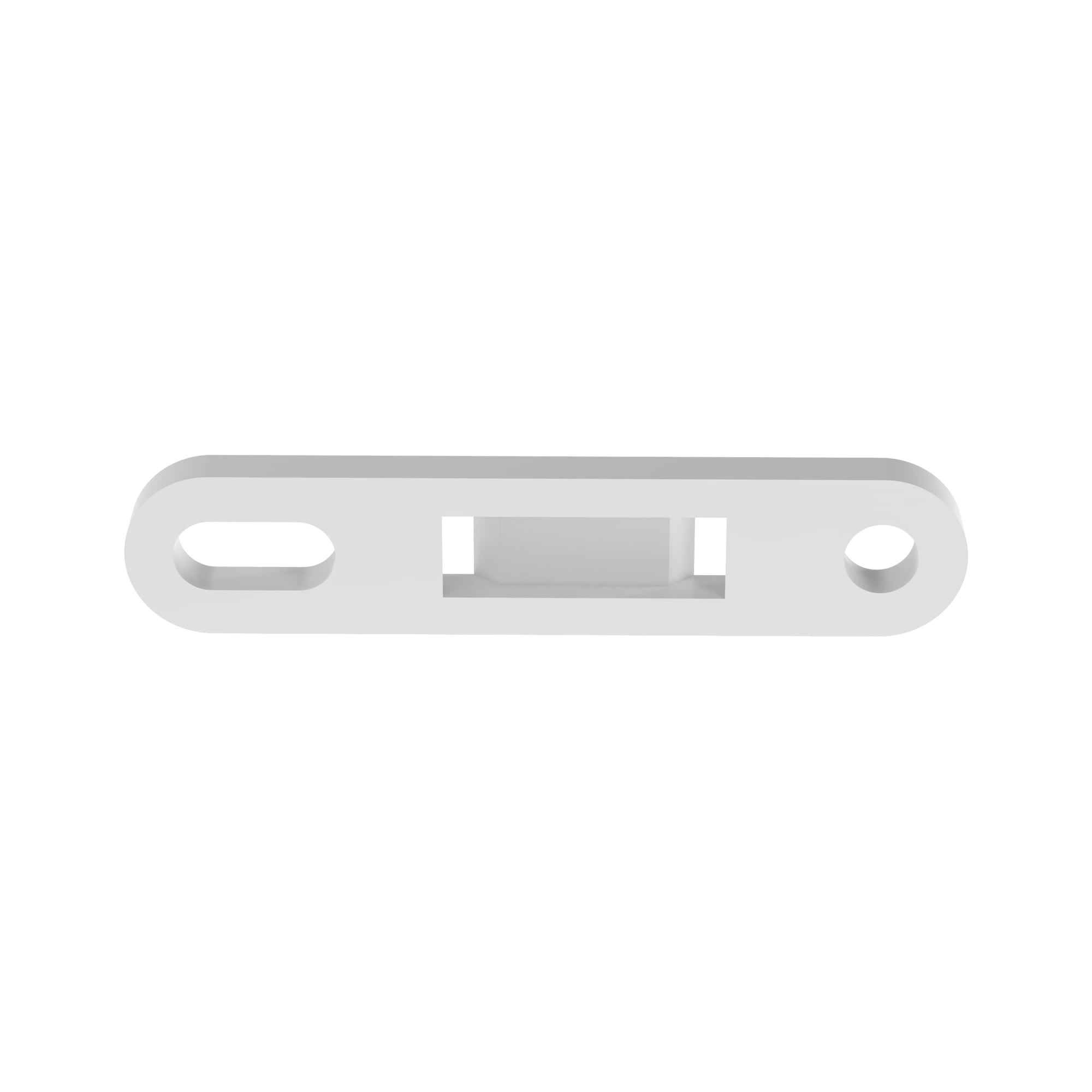 TP2-C Cable Tie Mount, Natural, PA 6.6, Screw, 1.98x0.5", PK100