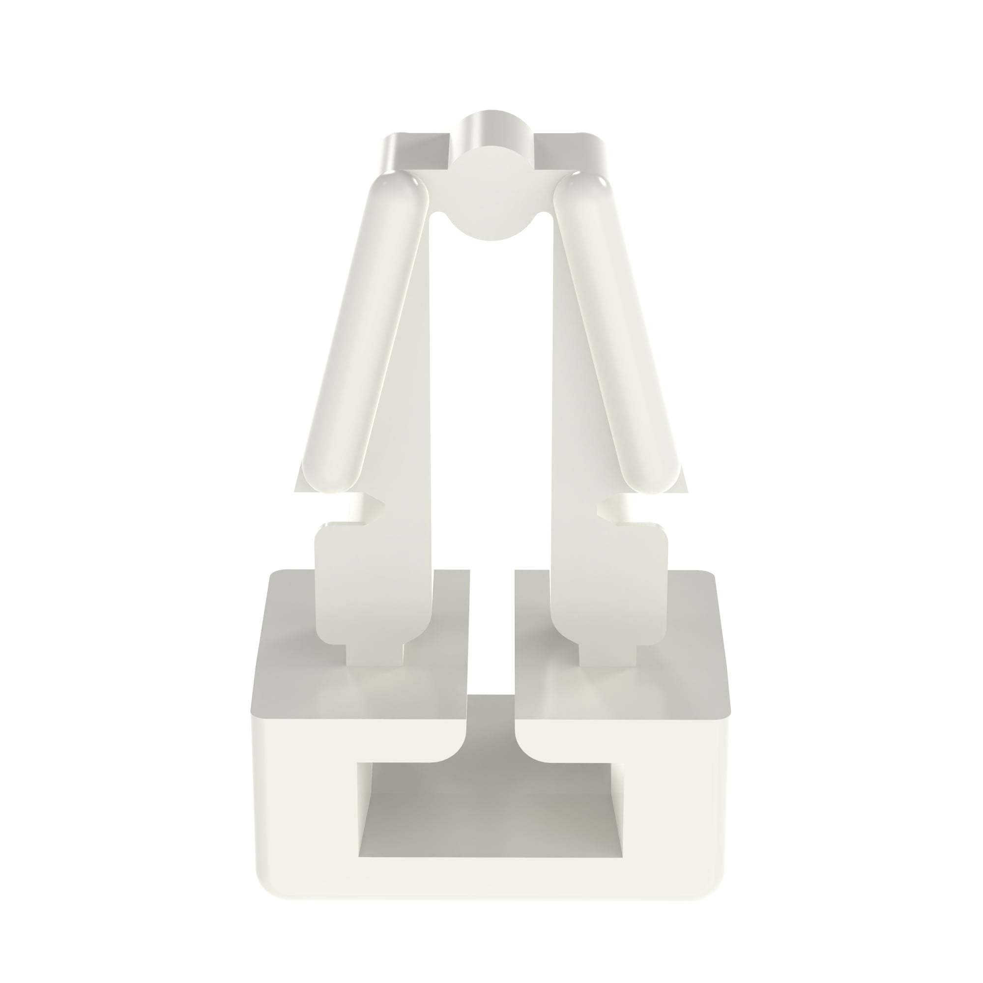 PM2H25-M Cable Tie Mount, Natural, PA 6.6, Push Barb, 0.3x0.38", PK1000