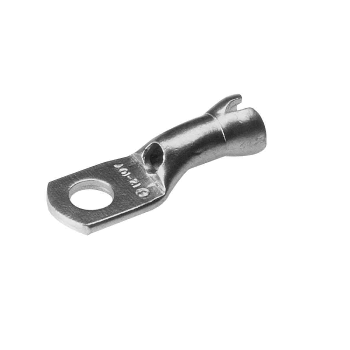 YAV10HBOX YAV-H 1-Hole Heavy Duty Uninsulated Compression Lug, 12 to 10 AWG Stranded Copper Conductor, #8 to #10 Stud, Copper