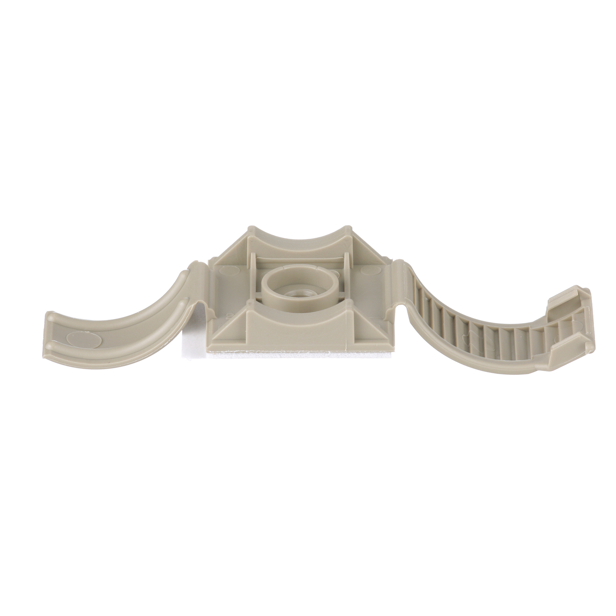 Clincher ARC.68-A-C14 Adjustable Clamp, Gray, PP, Rubber Adh., 1x1", PK100