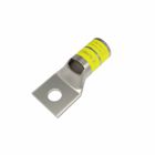 250 kcmil CU, One Hole, 1/2 Stud Size, Standard Barrel, Inspection Window, Internal Chamfer, Tin Plated, UL/CSA 90? Up to 35kV, YELLOW Color Code, 16 Die Index.