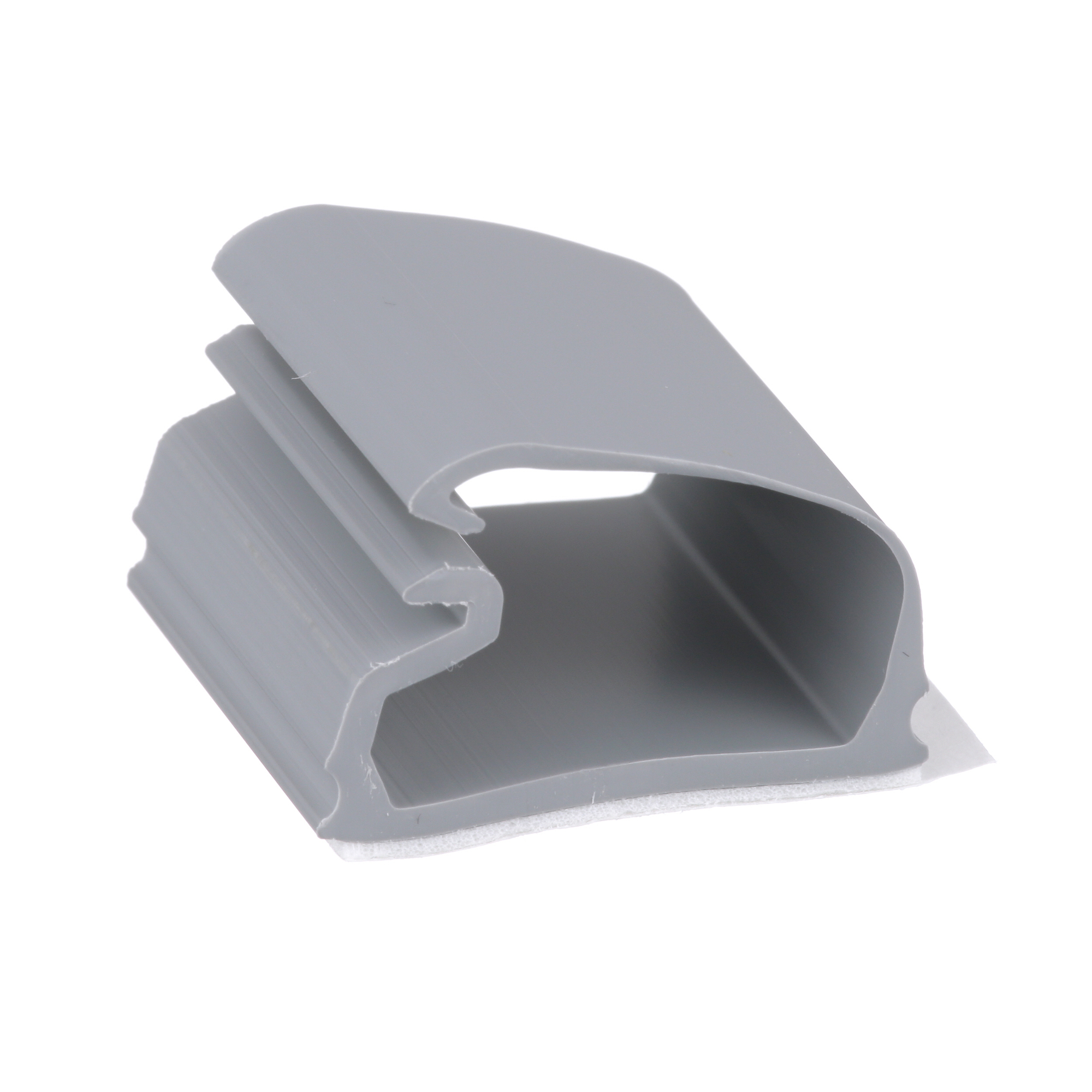 LC5-A-C8 Adhesive Backed Latching Clip, 0.36 in Conduit, 0.44 lb Load, PVC