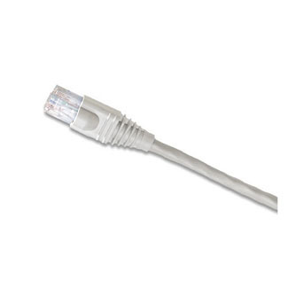 62460-3W eXtreme UTP High Impact Standard Patch Cord, CAT 6, Stranded Copper Conductor, 8P Modular Plug Connector, 3 ft L Cord, White