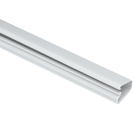 Surface Raceway, LD3 Low Volt. Single Chnl., 6 ft, Elec Ivory