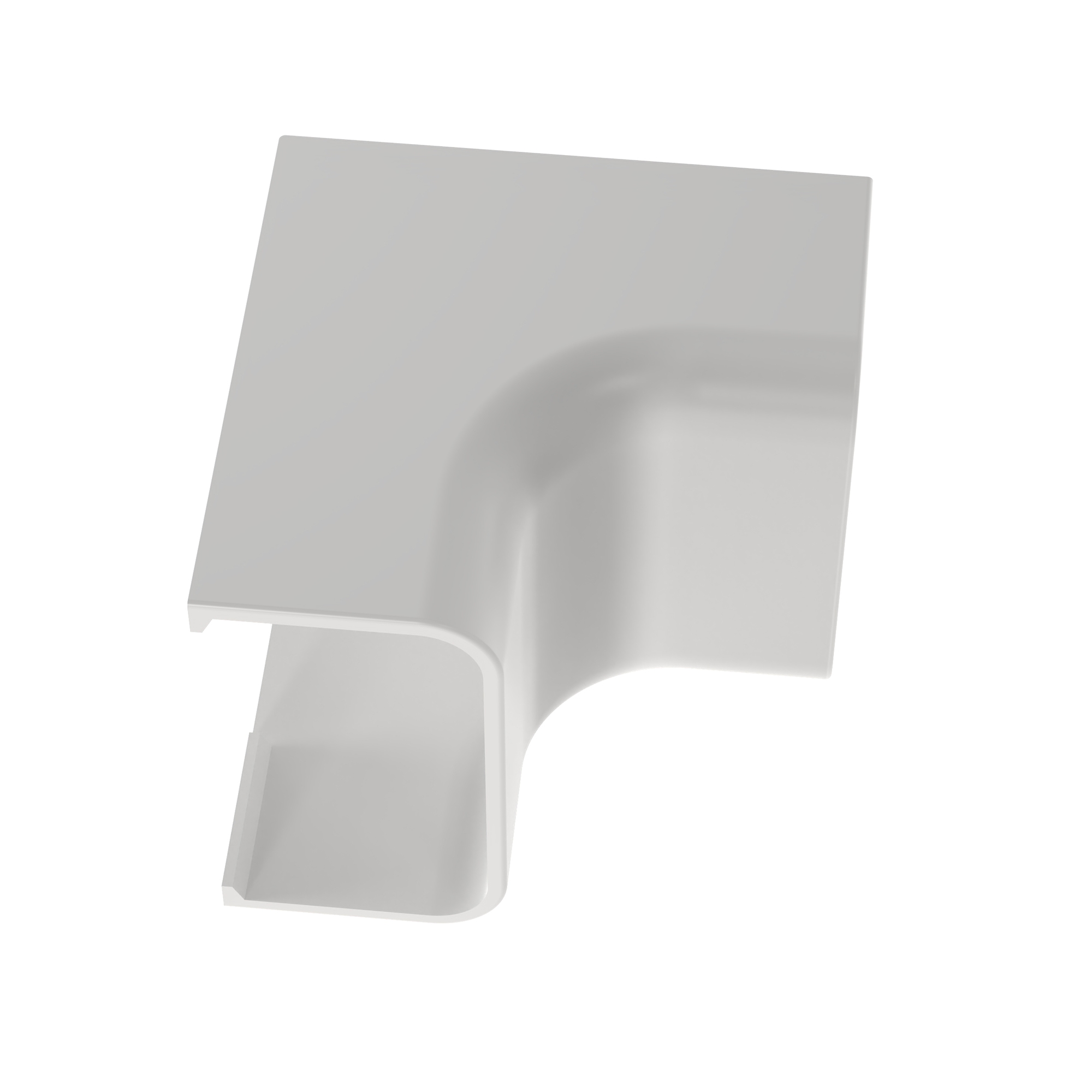 ICF10WH-X Pan-Way Low Voltage Inside Corner Fitting, For Use With LD10 Series Surface Raceway System, ABS