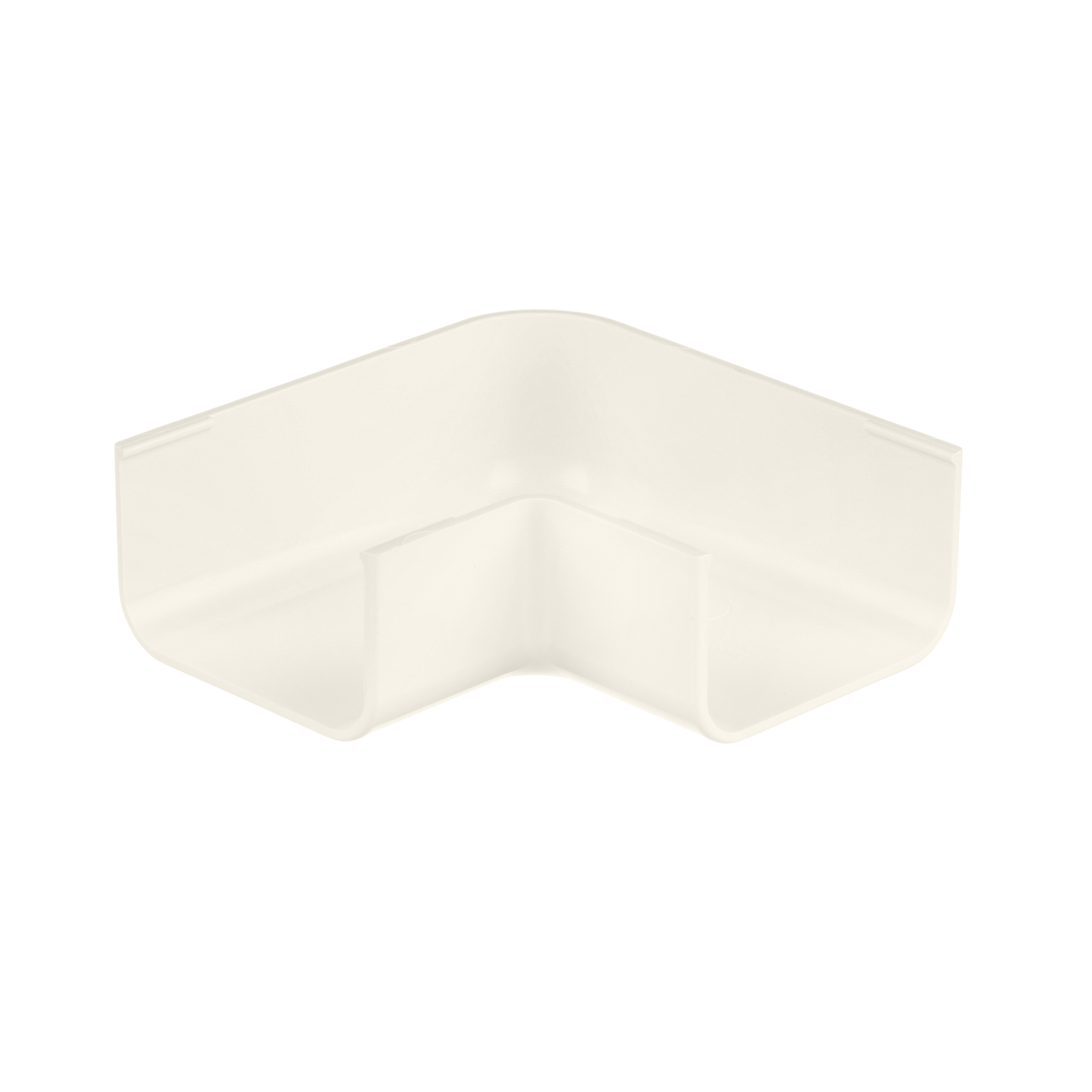 Surface Raceway, LD10 Low Voltage Right Angle Fitting,, White