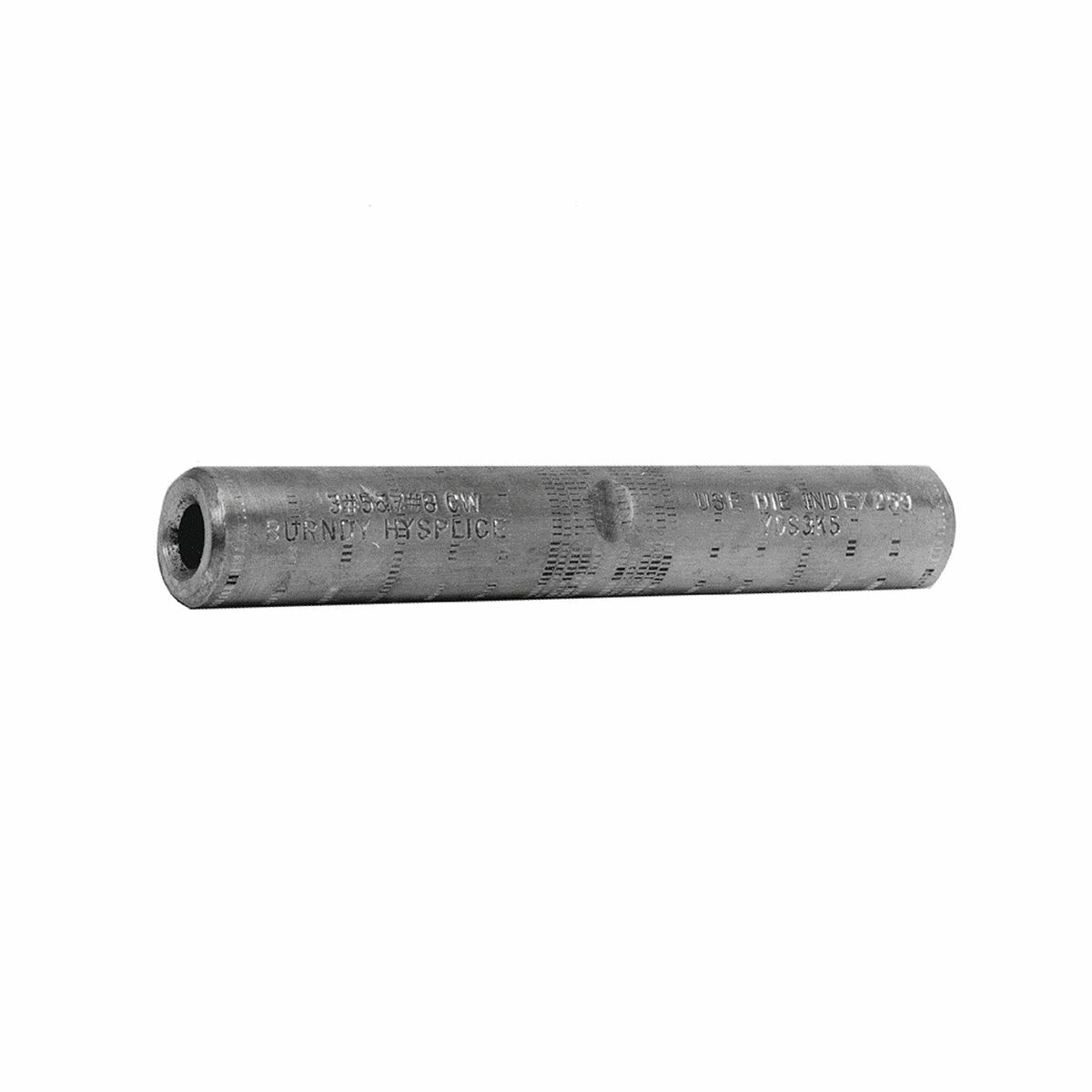 YDS25 Full Tension Compression Sleeve, 1/0 AWG Aluminum Stranded Copper Conductor, Die Code: 165, Copper