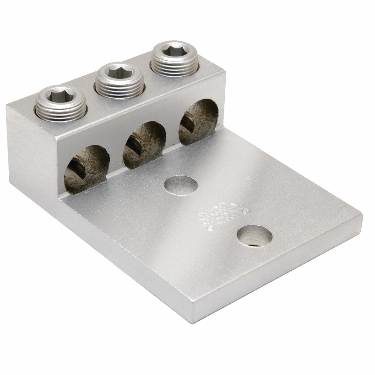 K3A26U2N K3A-U Dual Rated Universal Mechanical Bolted Lug and Terminal, 14 to 2/0 AWG Copper/Stranded Aluminum Conductor, 1/2 in Stud, 2 Bolt Holes, Aluminum