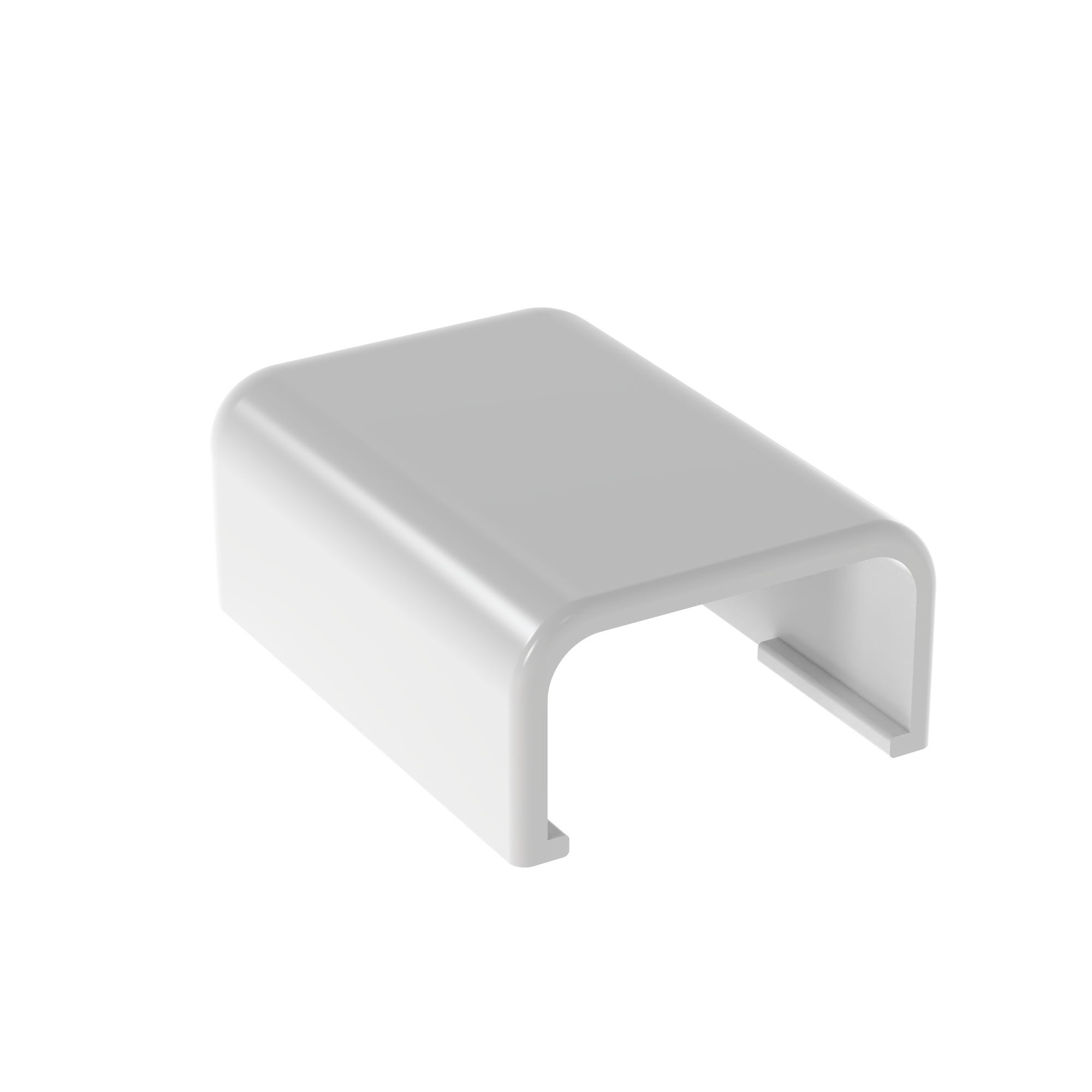 Surface Raceway, LD3 End Cap Fitting, White