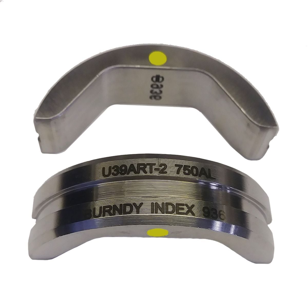 U39ART2 Style U Hex Non-Butting Twin Crimping Die, 750 kcmil Aluminum Cable, Stainless Steel