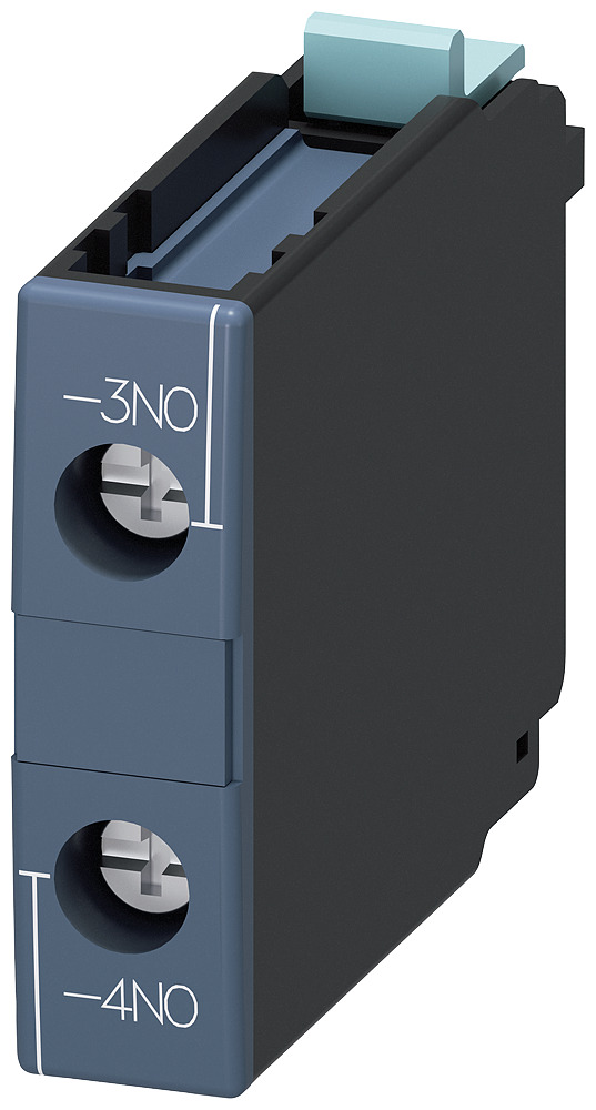 3RH1921-1CA10 Sirius Switch Block Auxiliary Contact With Screw Terminal, 690 V AC, 6 A, 1 Contact